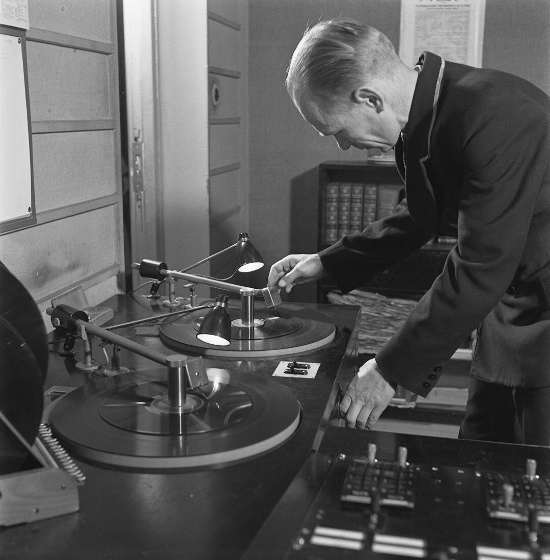 Finnish man broadcast signal engineer portrait